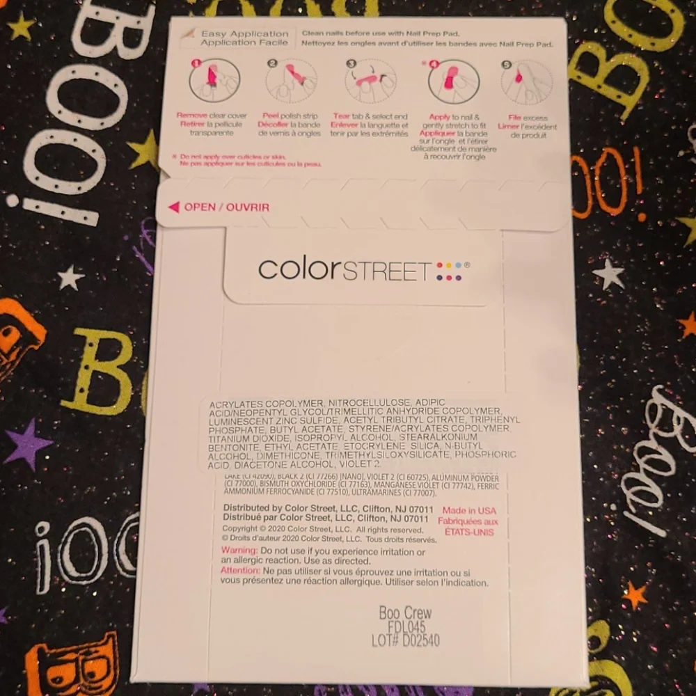 Color Street Boo Crew Glow in Dark NEW Set 👻 - Picture 4 of 5